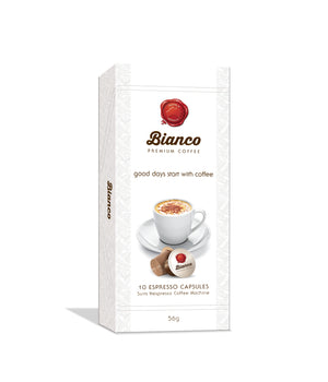 Bianco Espresso意式浓缩胶囊咖啡10粒装（适用于Nespresso®类型的胶囊咖啡机）